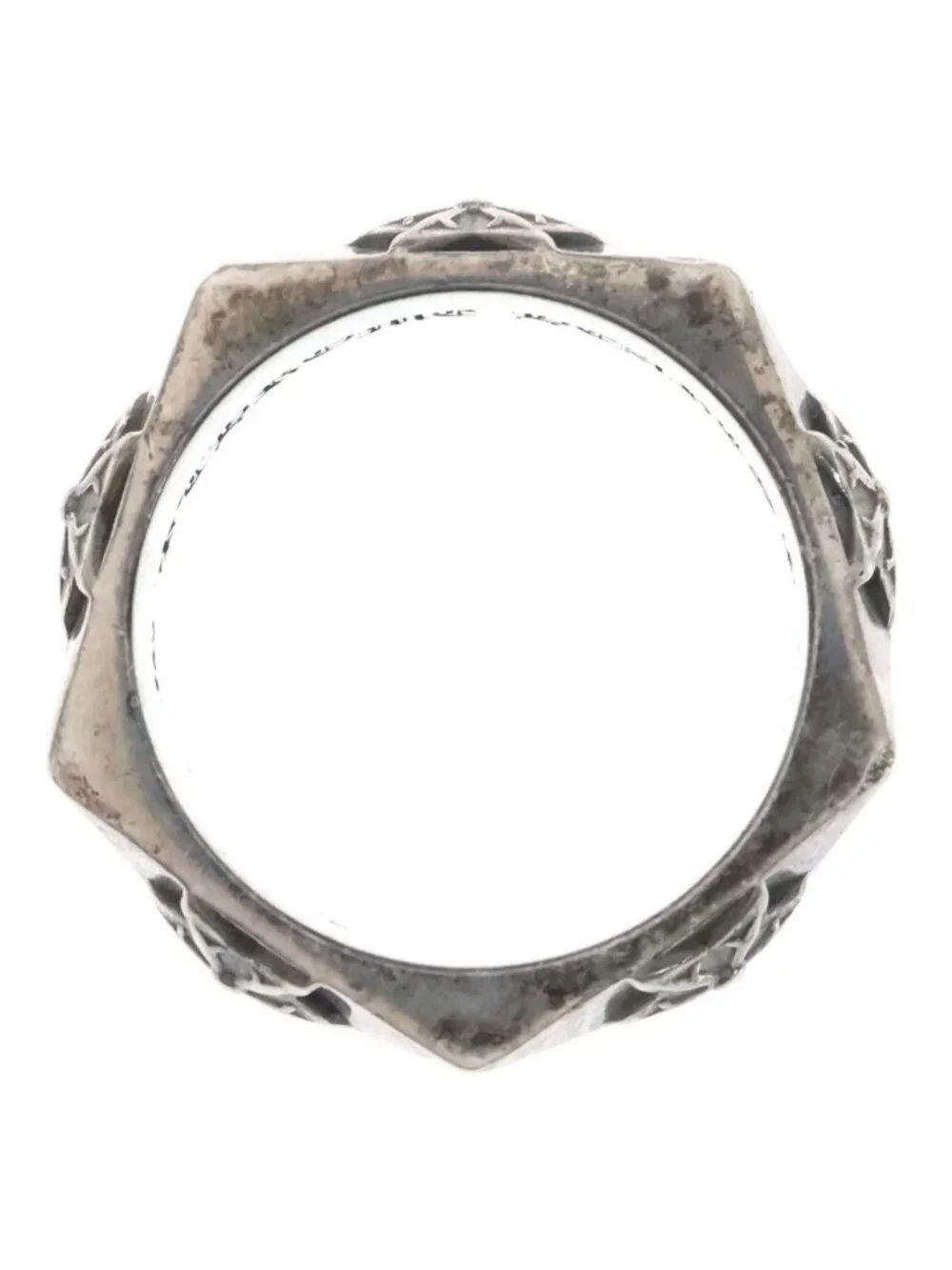 Chrome Hearts Pentagon Star Silver Ring